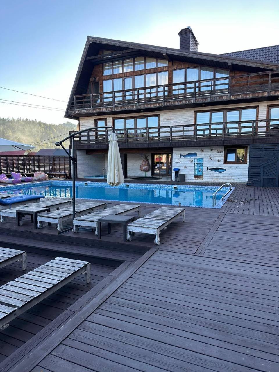 Villa Blanc Bukovel Bagian luar foto